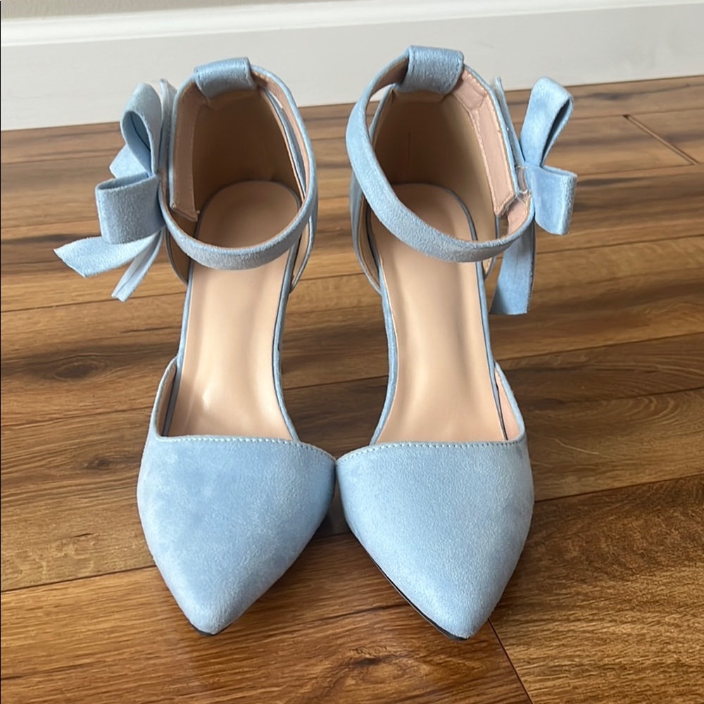Elegant Blue Women's Heels